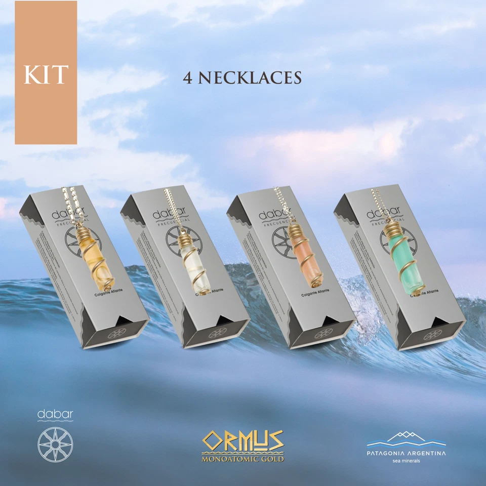 ✨KIT ORMUS-NECKLACES ✨DEVICES COMPOSED OF HIMALAYAN , GOLD, ZINC & COPPER🪬