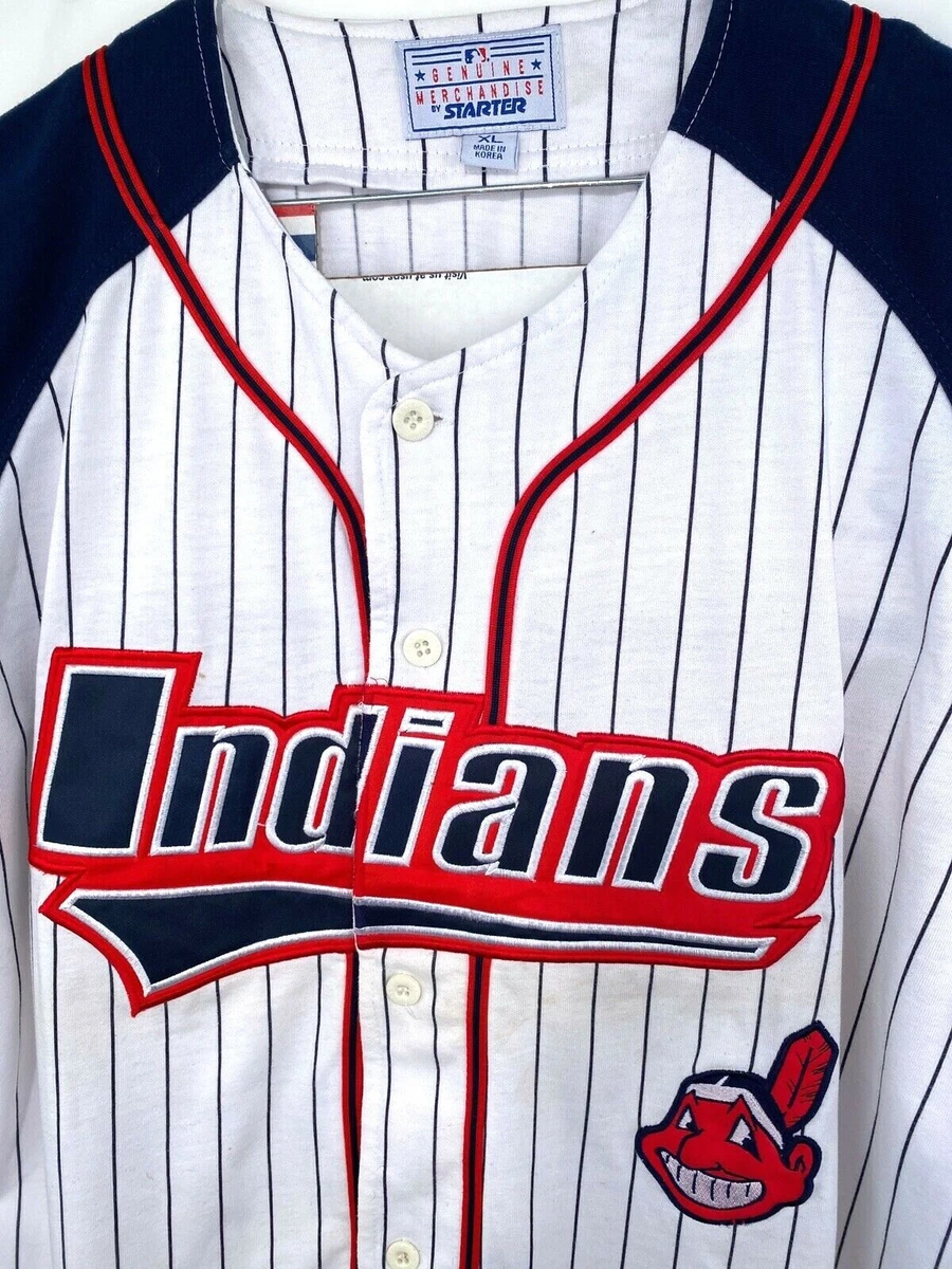 2000-01 CLEVELAND INDIANS MAJESTIC JERSEY (HOME) XL - Classic American  Sports