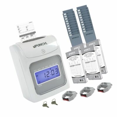 uPunch HN4500 Advanced Calculating Time Clock Bundle - OPEN BOX