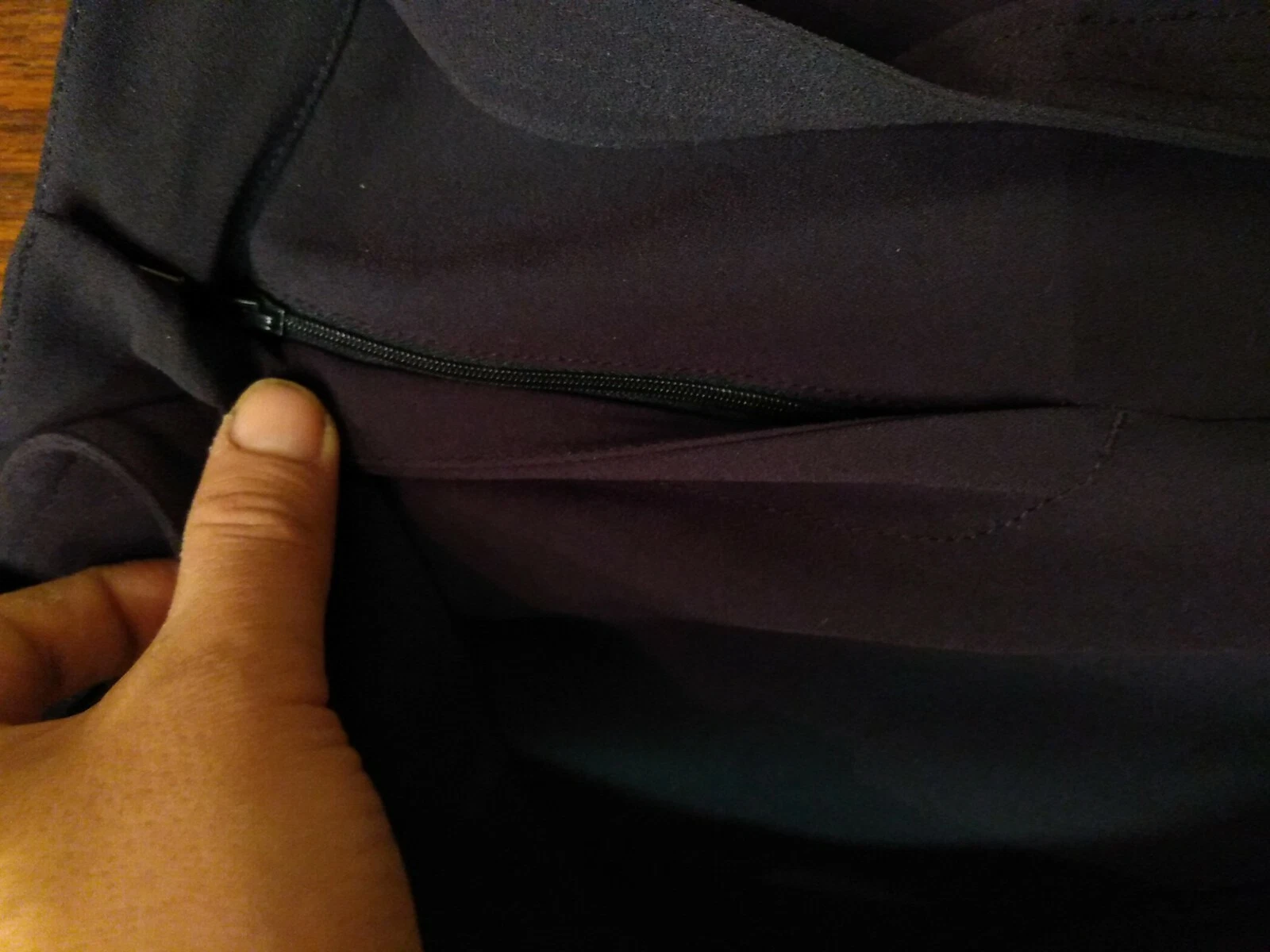 Pantaloni Tory Burch triacetato poliestere nero taglia 10 VG