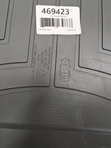 WeatherTech FloorLiner for 2011-2017 Chevrolet Traverse 2nd/3rd Row, Grey 469423 - Picture 5 of 7