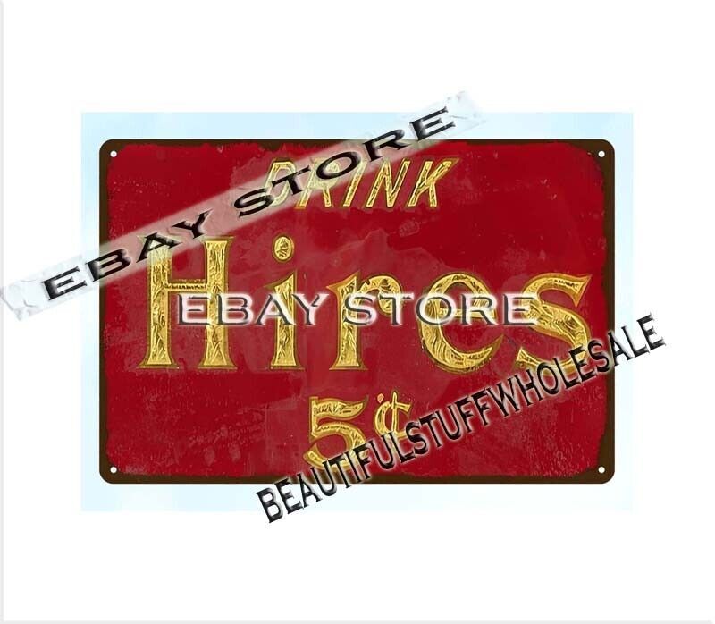 Vintage 1900 Root Beer Soda Pop Tin Sign for Bedroom Decor