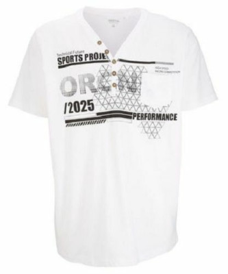 Identic Men's T-Shirt Shirt with Chest Pocket Cotton Size 3XL Oversized