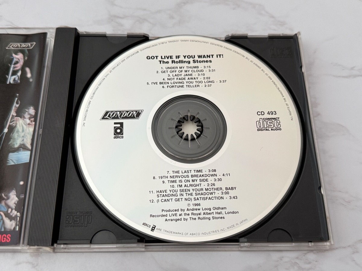 The Rolling Stones Got Live If You Want It CD TARGET ERA! JAPAN
