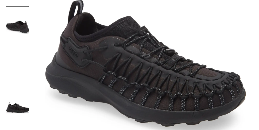 Sneaker Keen Uneek SNK da uomo nere nere taglie 7 14 NUOVE!!!!