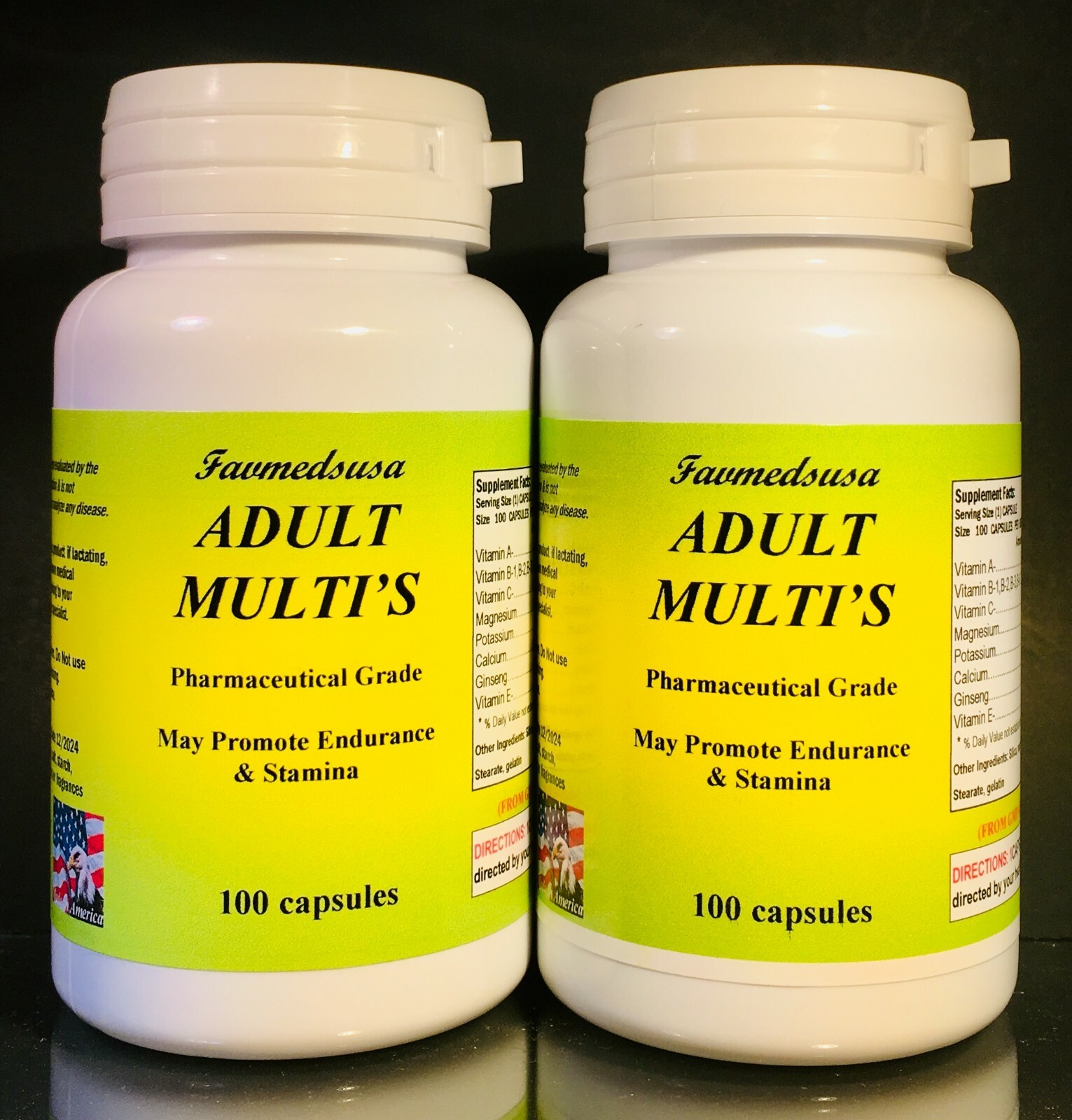 Adult Multivitamins, multivitamins, Made in USA 60 to 300 tablets eBay