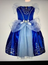 Girls Cinderella Princess Fancy Dress Up Halloween Party Costume NEW 5-7 Yrs