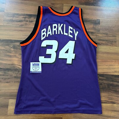 Charles Barkley Phoenix Suns Away Jersey Champion NBA Size 44 | eBay
