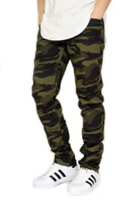 MEN'S CAMO TWILL STRETCH SKINNY JEANS *3 COLORS VICTORIOUS