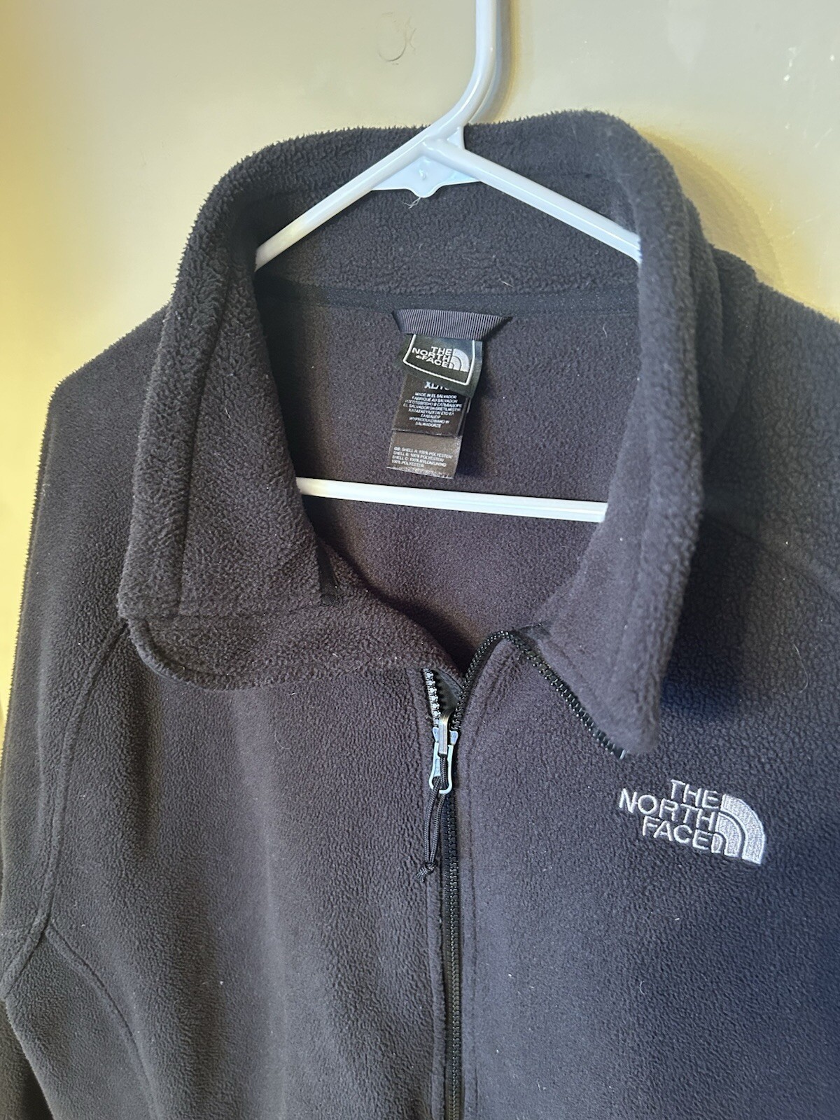 The North Face Jacket Mens XL Black Polartec Camping,Hiking Full Zip Logo Fleece thumbnail 3