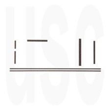 FUJICA Foam Seals ST-X1 - ST-X1n Film Camera - Custom Black FOAM Light SEAL KIT