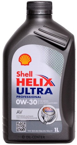 Shell Helix Ultra Professional AV 0W-30 6x1 Liter Longlife 2 VW 50300 50600