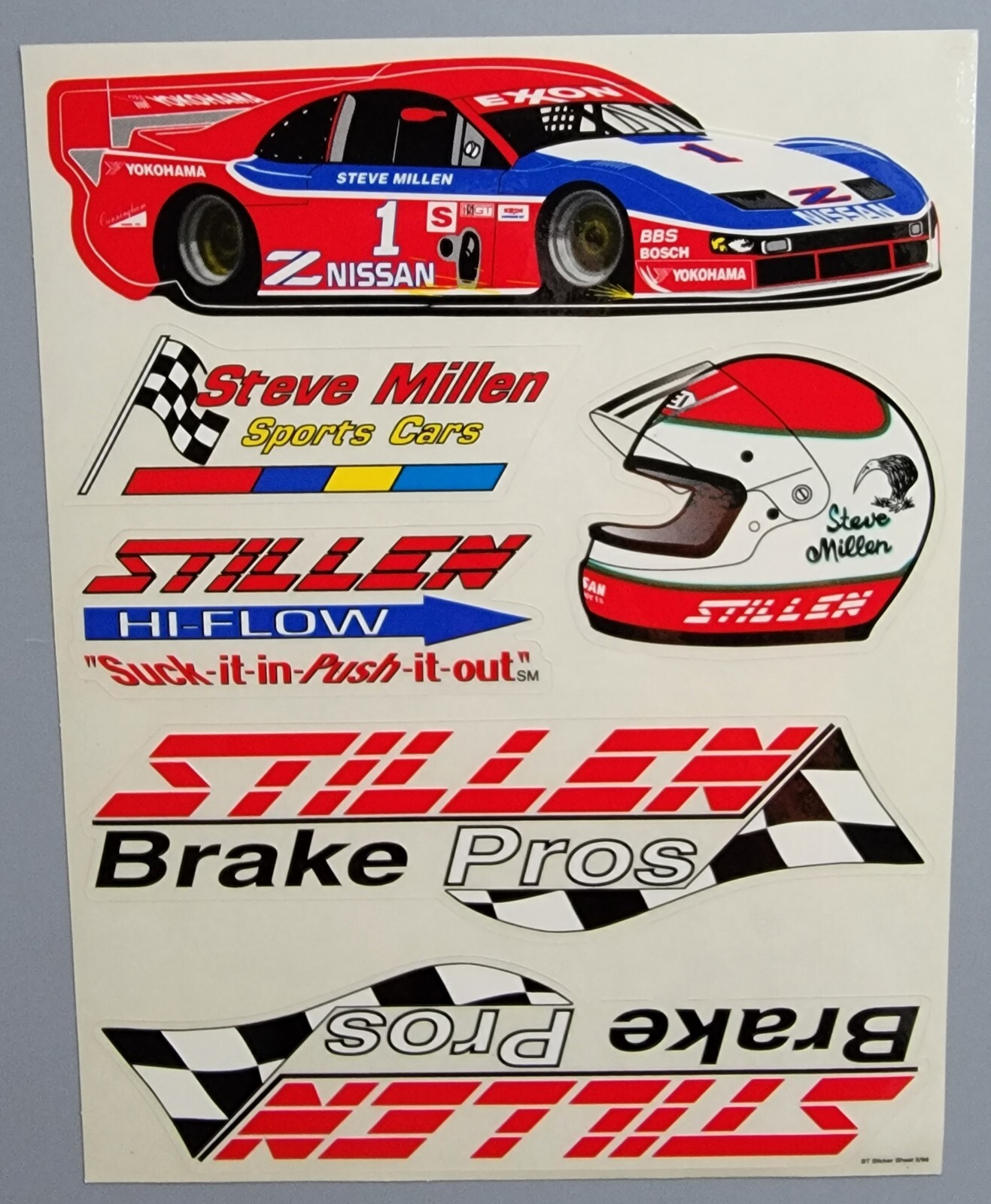Stillen Decal Sheet 300zx Vintage eBay