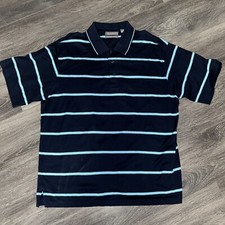 Daniel Cremieux XL Signature Collection Blue Striped Polo