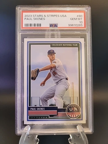 2023 Panini USA Baseball Stars & Stripes - #80 Paul Skenes (RC)