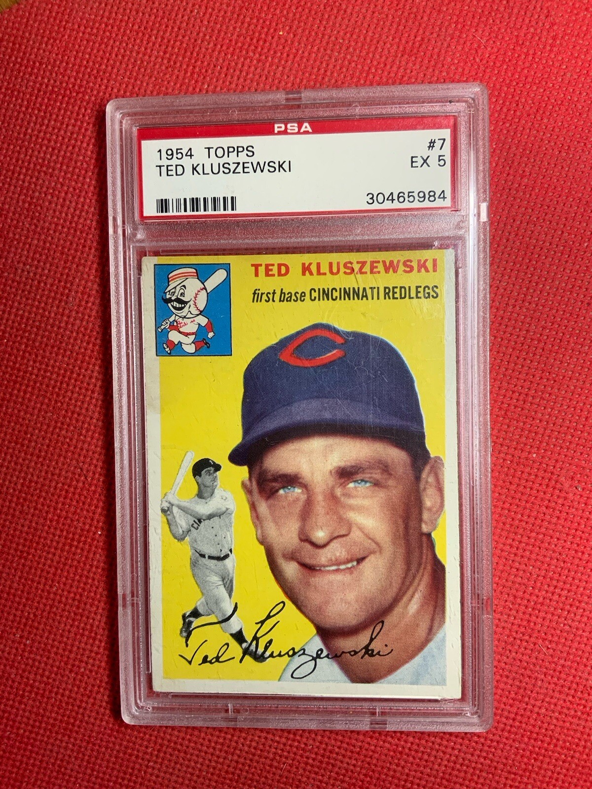 1954 Topps Ted Kluszewski #7 PSA 5 EX