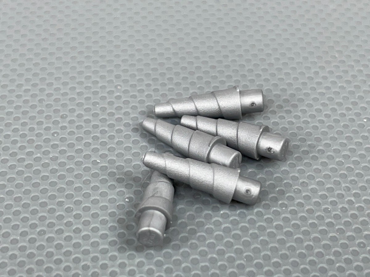 LEGO Unicorn Horn - Minifigure Drill Bit Flat Silver Animal Body