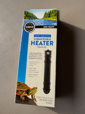NEW Thrive 200W Simi-Aquatic Submersible Heater SEALED