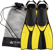 NEW Tilos Getaway Large Open Heel Snorkeling Fins - S/M
