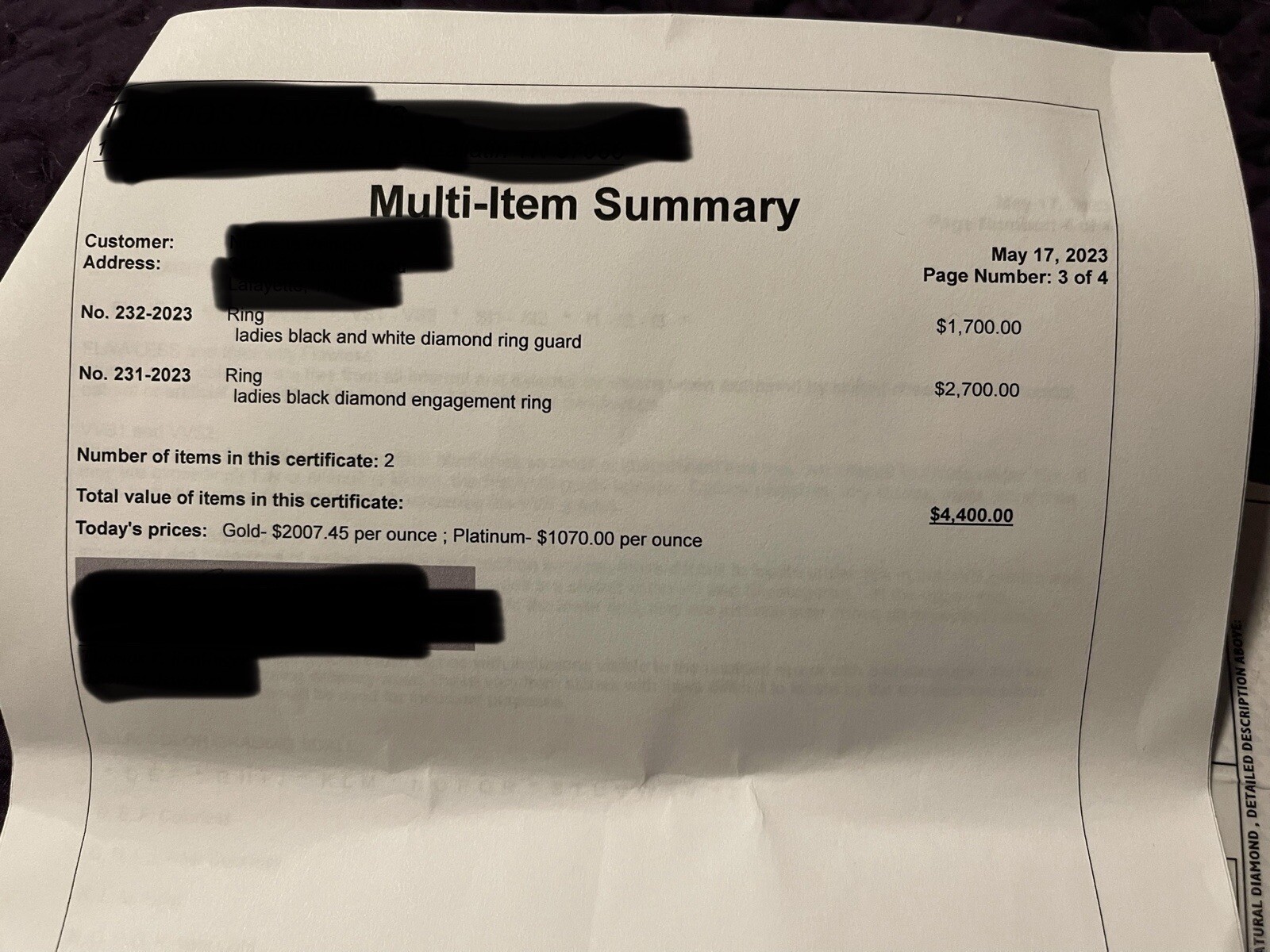 Stunning Diamond Ring - image 3