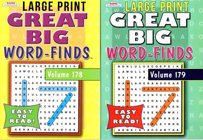 激レア 1989 48cmX36cm AW Big Book 5冊完揃 Large Print Great Big Word - Find All New 67 puzzles on each book