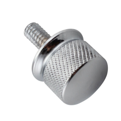 Chrome Billet Aluminum Knurled Seat Bolt For Harley Sportster Dyna Touring 96-15 - Picture 5 of 6