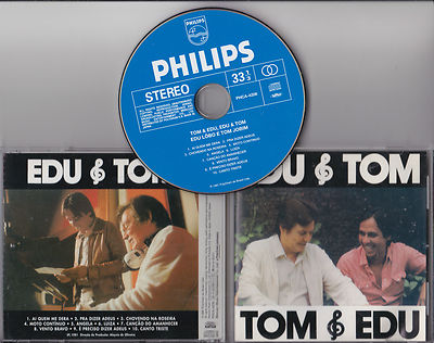 SELTENE CD 10T TOM & EDU, EDU & TOM EDU LOBO ET TOM JOBIM MADE IN JAPAN PHCA-4208 