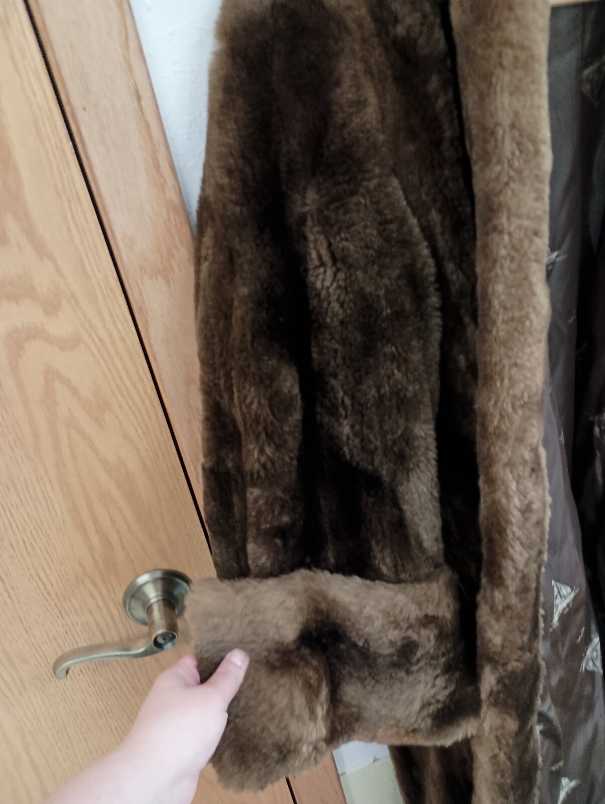 Brown Fur Coat - image 2