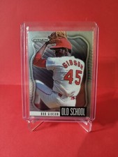 2021 Panini Prizm Baseball OLD SCHOOL #OS-3 Bob Gibson St Louis Cardinals 