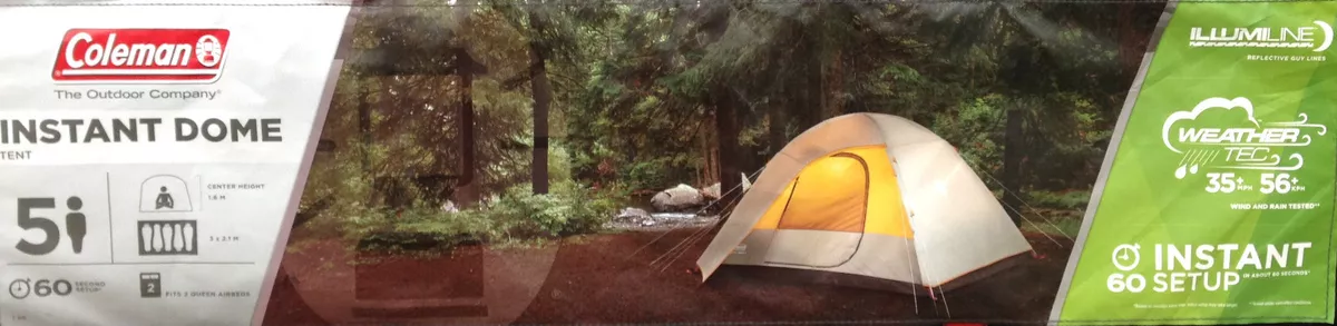 Coleman 5 person instant tent top