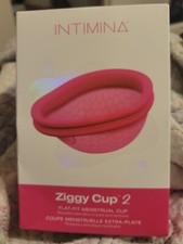 Intimina Ziggy Cup 2 Size B New Gen Ultra-Thin Flat-Fit Reusable Menstrual Cup