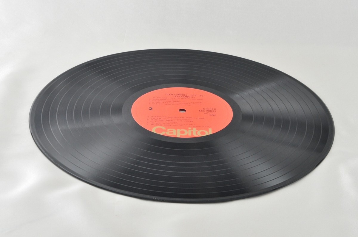 イエス帯び付きLP GLEN CAMPBELL BEST 20 JAPAN ISSUE LP W/ OBI, INSERT YZ1085