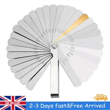 32 Blade GAUGE Imperial & Metric Measure Spark Plug Tappet Gap Clearance Hot