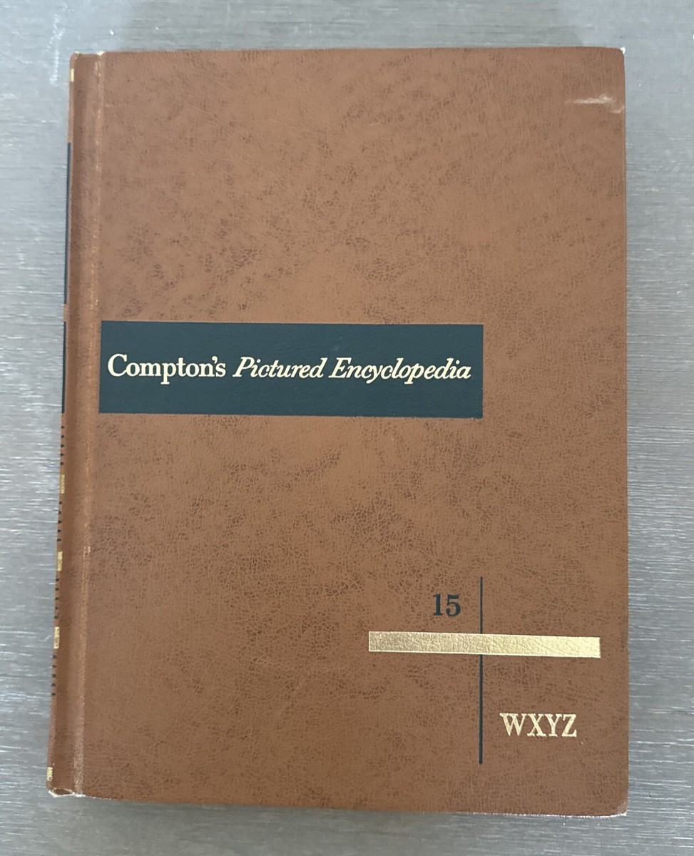 Encyclopedias Comptons Set Pictured 1964 Edition Book 15 Volumes