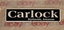 Carlock Blytheville Arkansas Dealer Trunk Emblem Carlock Blytheville Arkansas Dealer Trunk Emblem