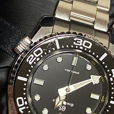 Grand Seiko Sport Collection SBGX335 Divers 200m Black Dial Watch 9F61 Men's 15