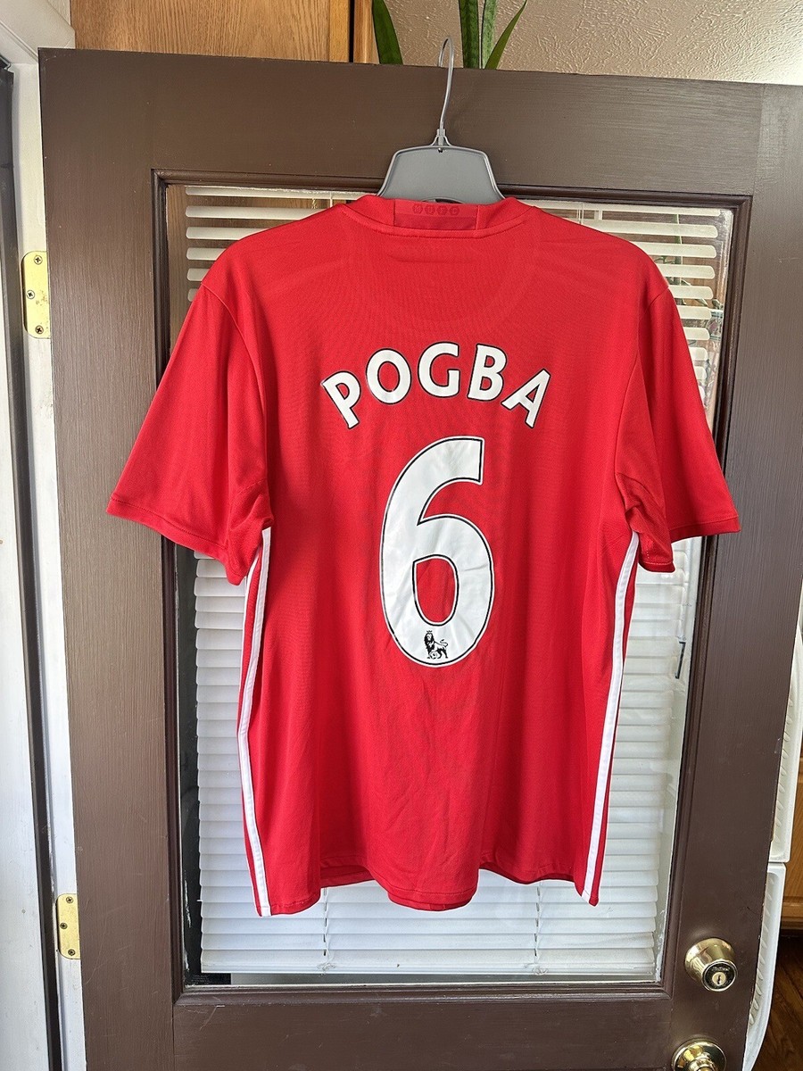 Authentic Manchester United #6 Paul Pogba 2016/17 Home