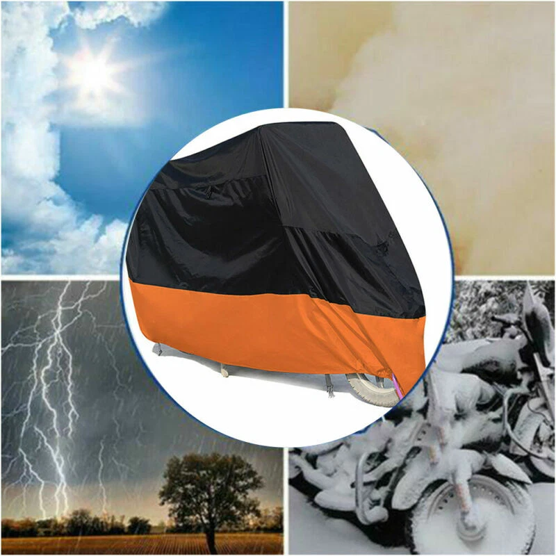 XL Motorcycle Cover For Honda CB 350 400 450 650 750 CBR 900RR 600RR Foto 3 de 4
