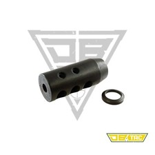 Steel Low Concussion Competition Muzzle Brake Compensator 14x1 LH Thread
