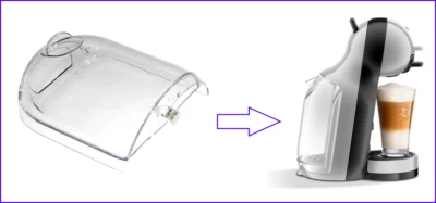 DE'LONGHI Serbatoio del Acqua per Macchina da Caffè DOLCE GUSTO DELONGHI Ricambi Mini Me