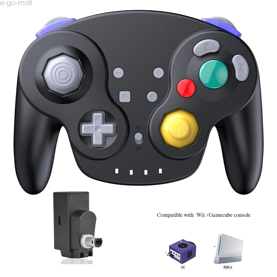 2.4G Wireless Gamecube Controller  Rechargeable&Rumble for Nintendo Gamecube Wii - Image 3 of 4