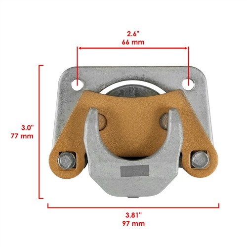 Rear Right Brake Caliper w/ Disc for Polaris Ranger 500 2x4 4x4 6x6 2005 w/ Pads - Foto 2 di 7