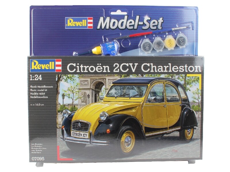 Citroen 2CV Charleston Set 1:24 Plastic Model Kit REVELL