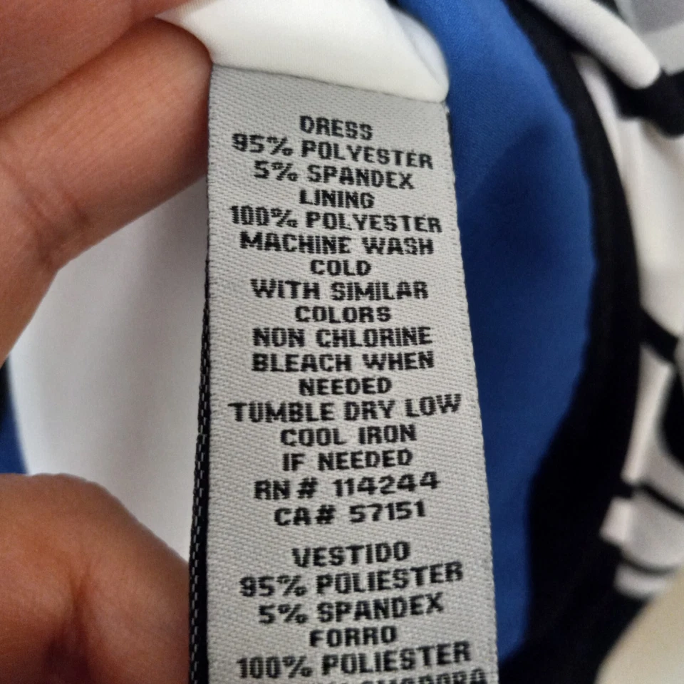 ELIZA J Women's Polyester Spandex Shift Career Casual Party Dress Size 14 - Image 3 of 4