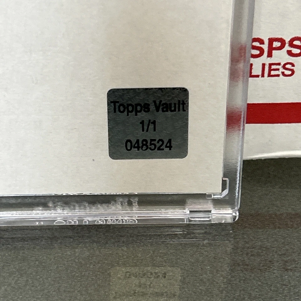 2017 TOPPS VAULT MITCH KELLER HERITAGE MINORS BLANK BACK COA RC PIRATES 1/1 - Image 3 of 4