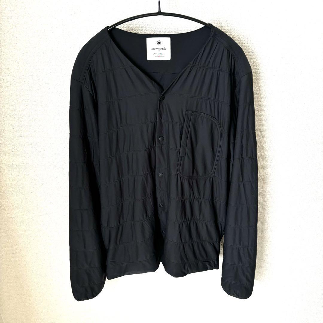 Snow Peak Quilted Jacket Jpn L / Usa M Black