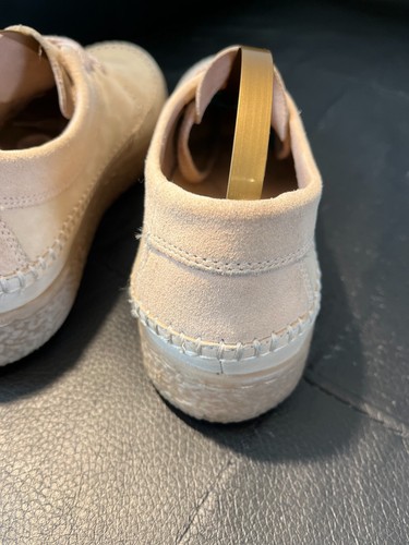 Clarks Barleigh Weave Womens Lace Up Casual Shoes Ivory Suede UK 6 - Picture 11 of 21