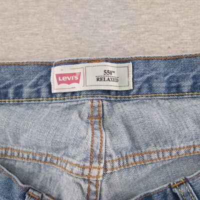 Levi 550 Husky Jeans Men's Sz 18 Husky Relaxed Fit 100% Cotton Med