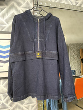 Cultura Del Terrazzo Hooded Denim Smock Jacket - Size Large - Never Worn