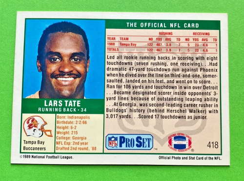 1989 NFL Pro Set. Pick what you need to complete your set. - Picture 285 of 401